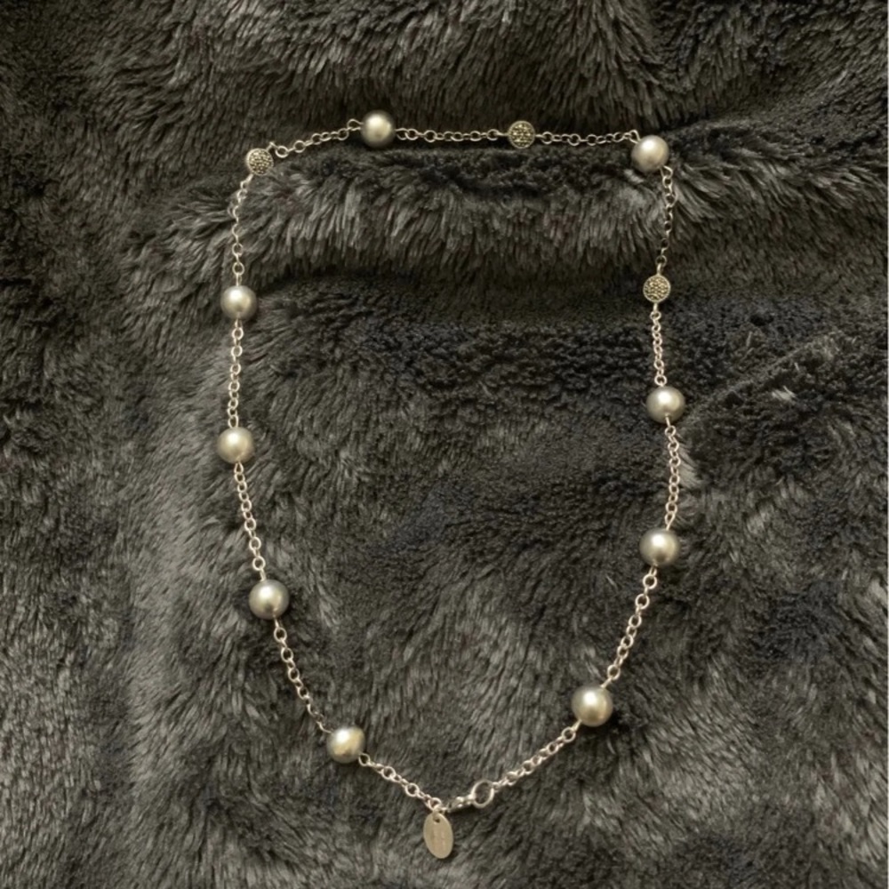 New Silver Fresh Water Pearl 16 inch